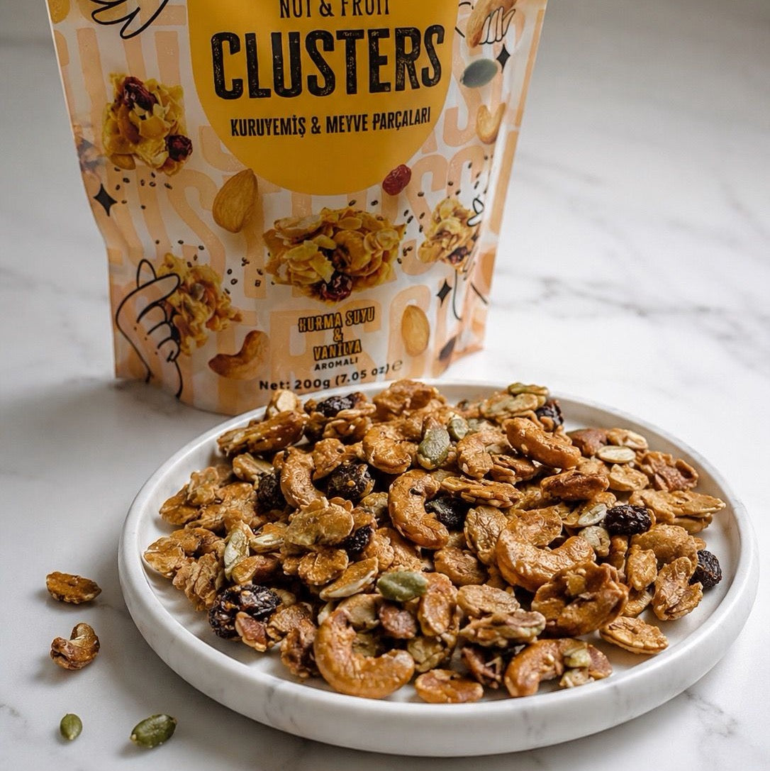 Nuts clusters مكسرات تيه فاخره